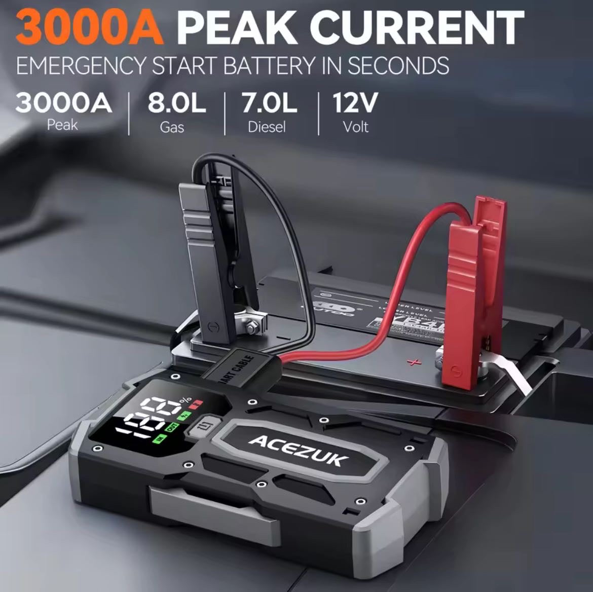 Booster de batterie 12v